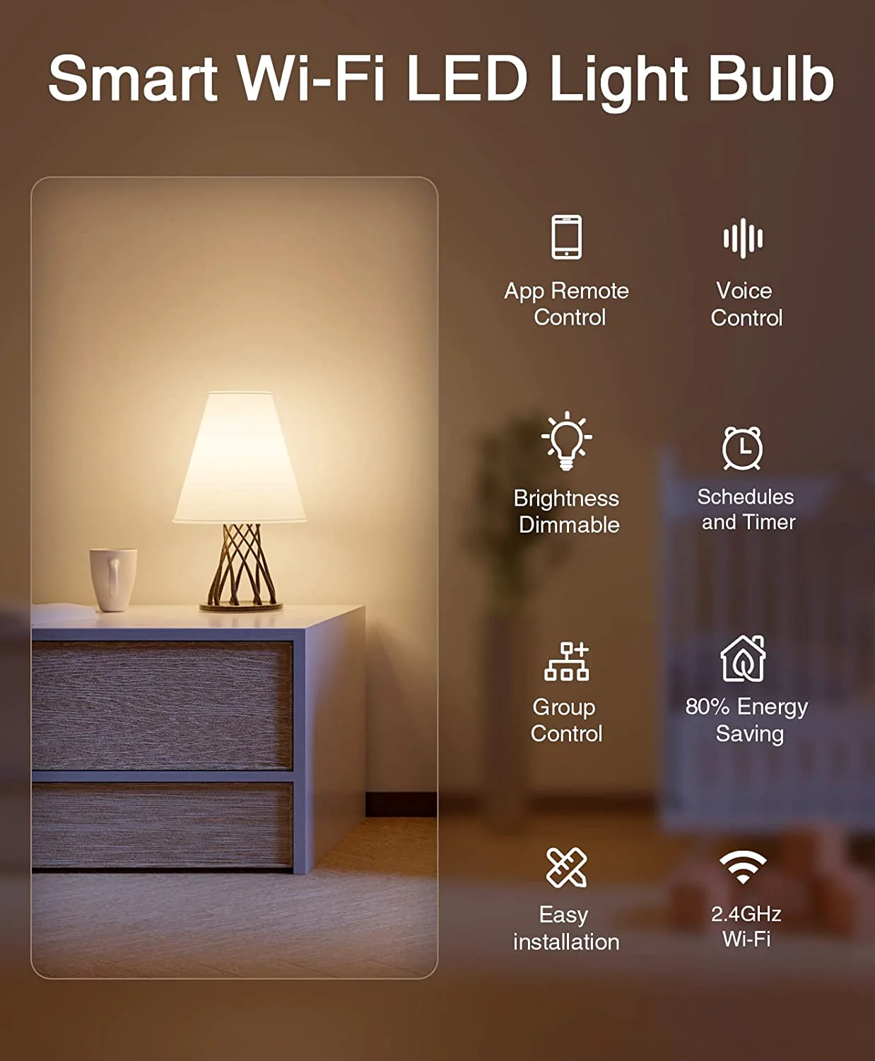 Smart Dimmable Led light Bulb 9W 220V LB1 - Yuha Electric