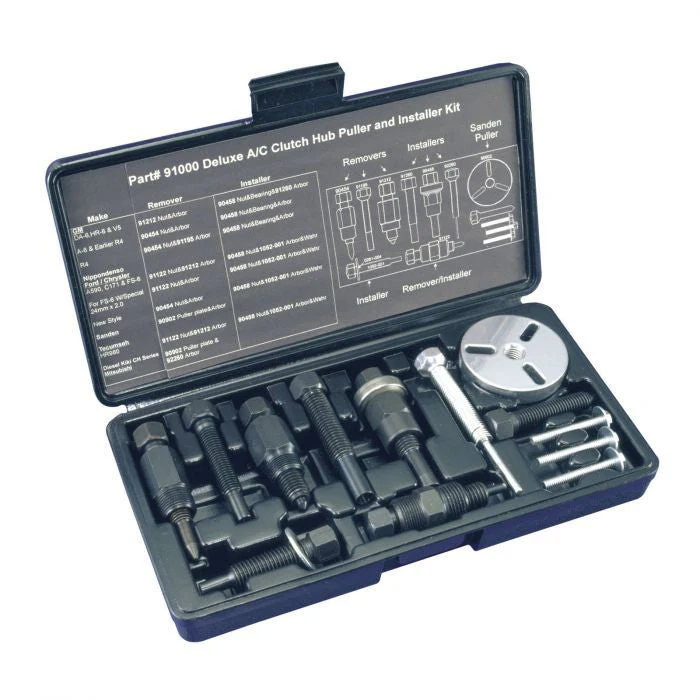 91000-A — Deluxe Clutch Hub Puller/Installer Kit - Yuha Electric