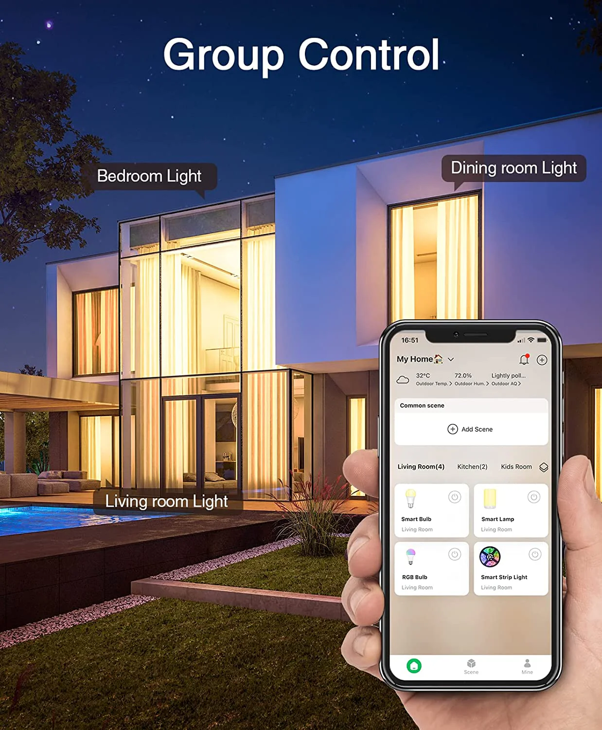 Smart Dimmable Led light Bulb 9W 220V LB1 - Yuha Electric