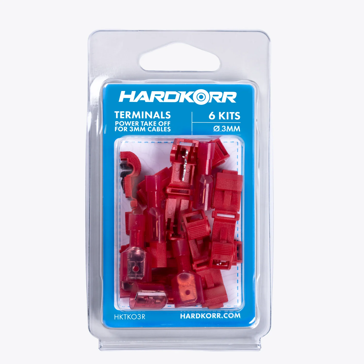 Take Off Connector 3mm Red (6 pack) - Yuha Electric