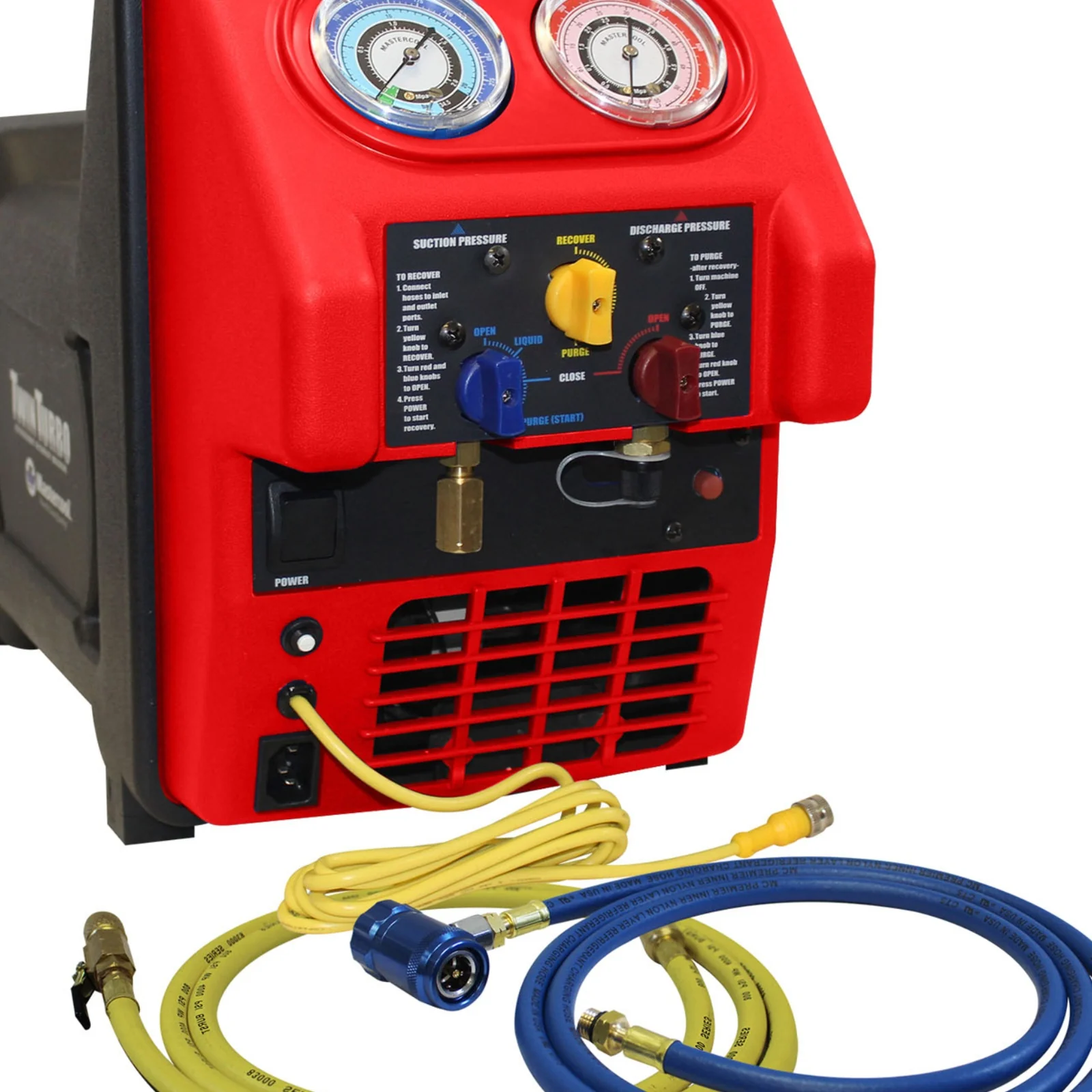 Mastercool 69390-220 Spark Free Twin Turbo Refrigerant Recovery Machine R1234yf 220V - Yuha Electric