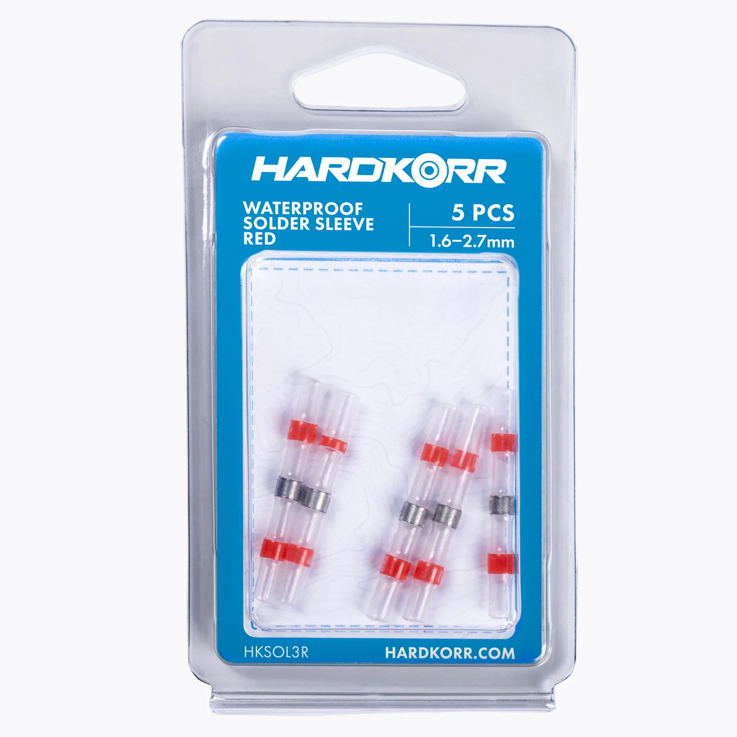 Solder Sleeve Kit - 1.6-2.7mm Red (5 pack) - Yuha Electric