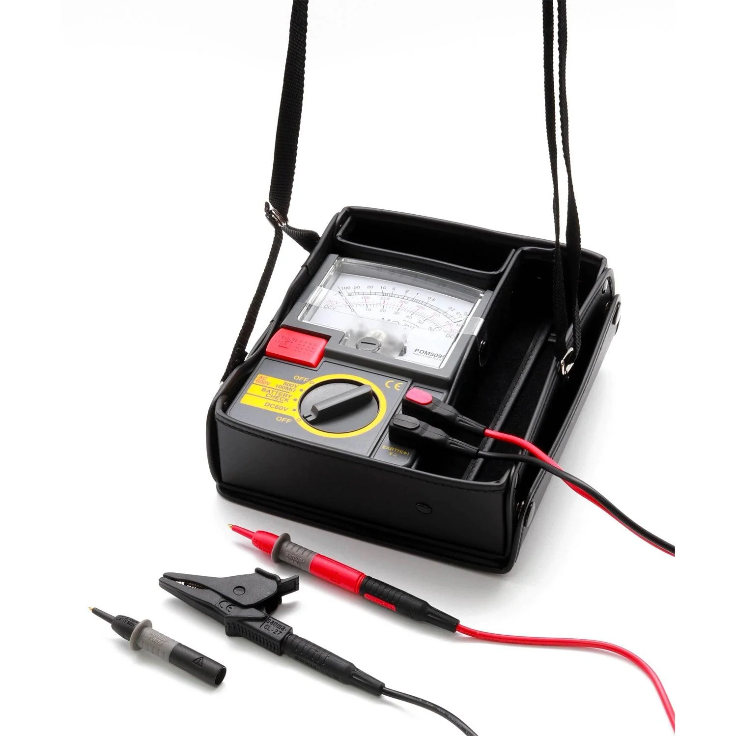 PDM509S | Analog Insulation Tester 500V / 100MΩ Single Range - Yuha Electric