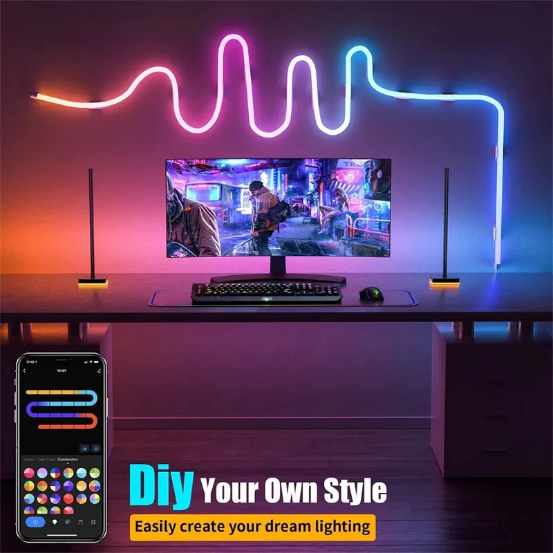 Neon LED Strip Lights 12-24V 84LEDs/M Silicone 2M - Yuha Electric