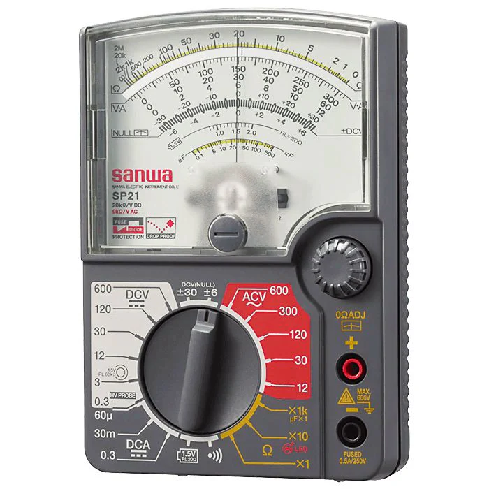 SP21 | Analog Multimeter with Continuity Check Beeper - Yuha Electric