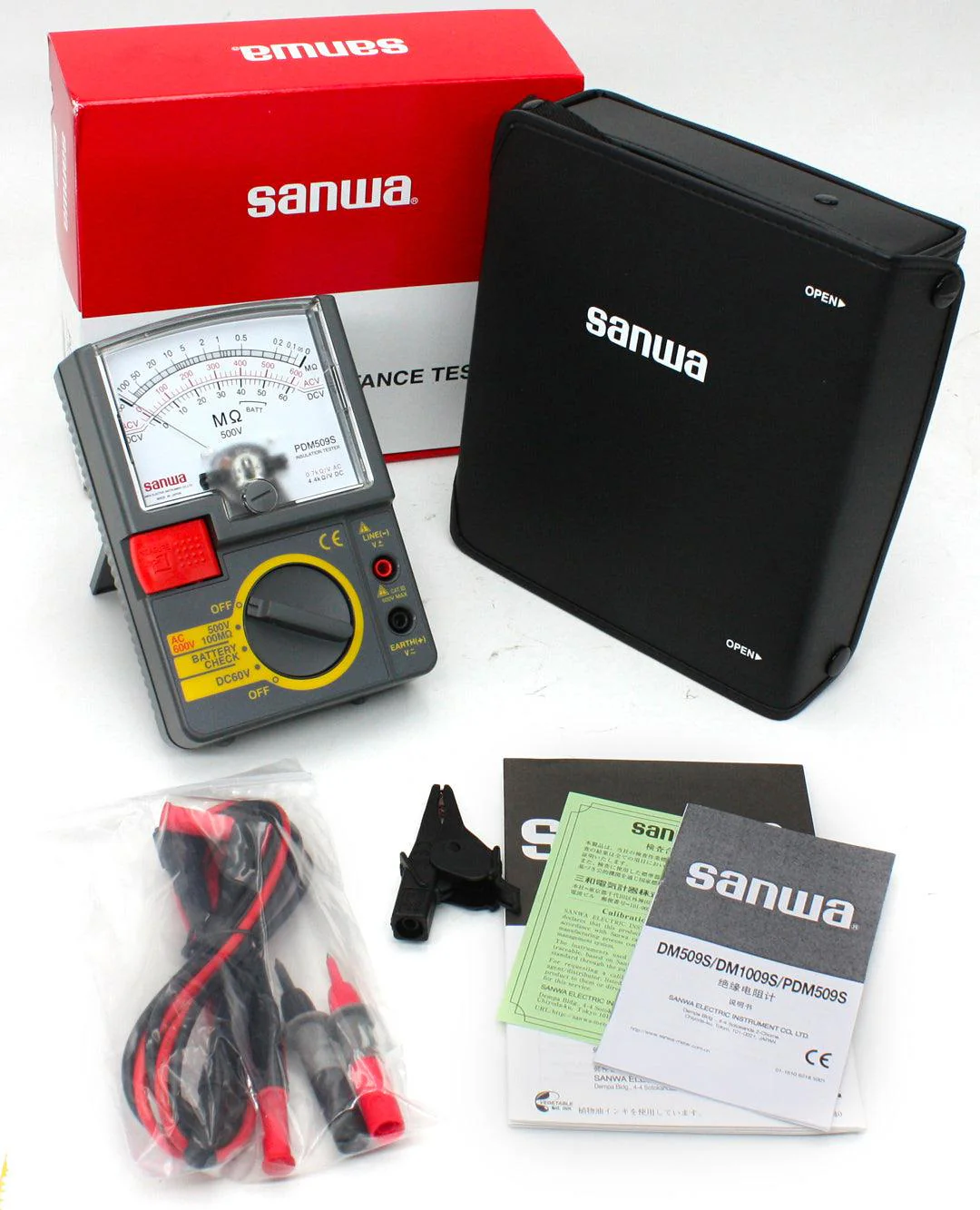 PDM509S | Analog Insulation Tester 500V / 100MΩ Single Range - Yuha Electric