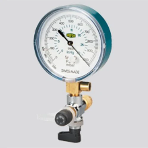 Refco 4663981 Refrigerant Vacuum Gauge Set 0 to 1000 Mbar - Yuha Electric