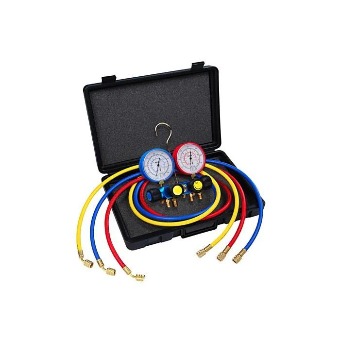 Javac EL75172 4-Valve Manifold Gauge Set | R32 R410A | 3 x 5/16