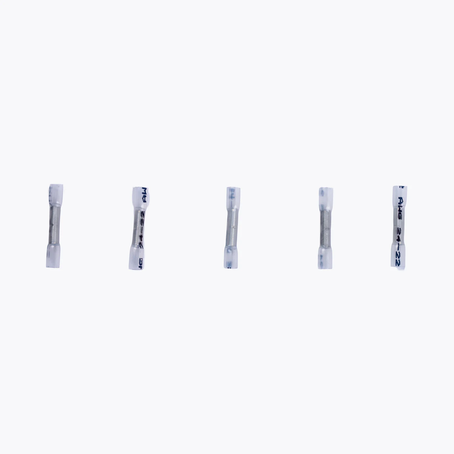 Cable Joiner Butt Splice 2mm white (5 Pack) - Yuha Electric