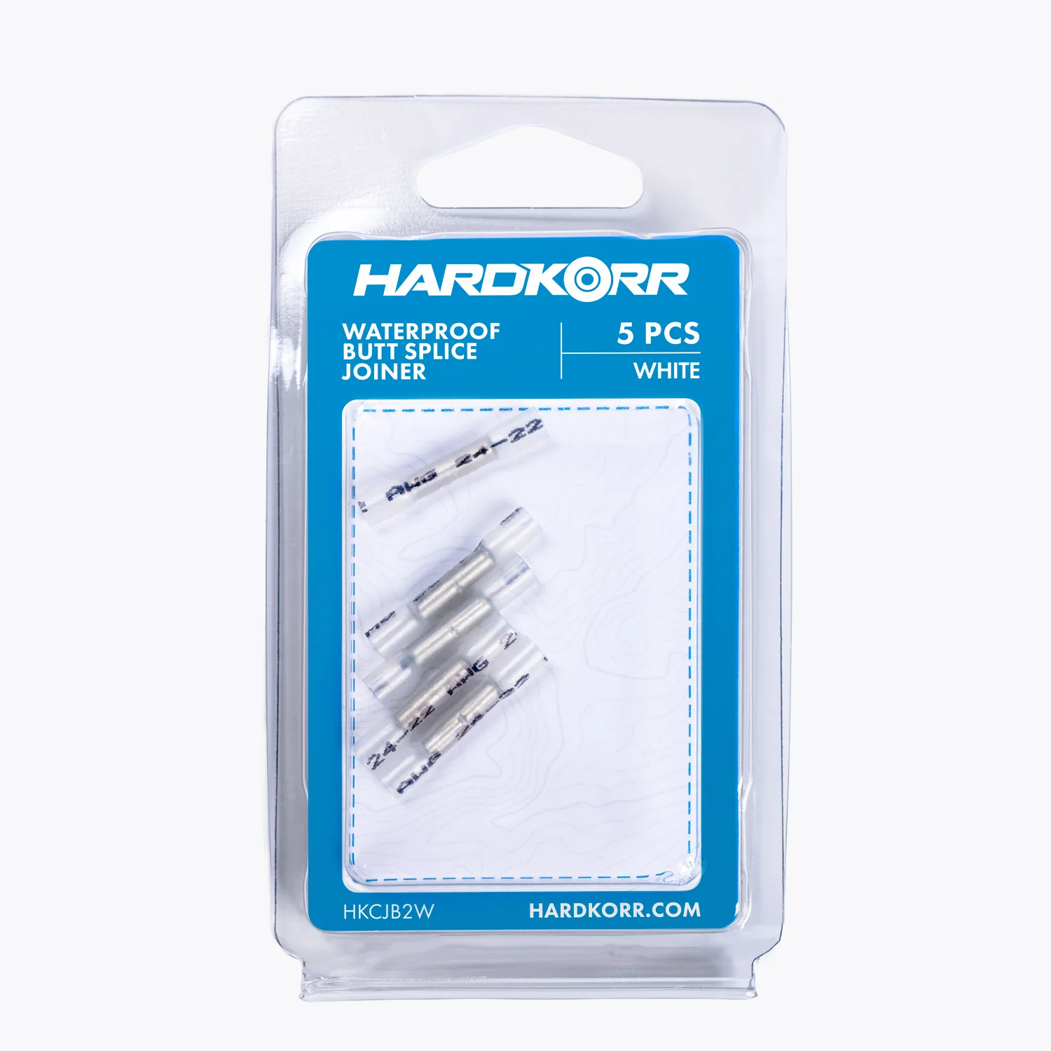 Cable Joiner Butt Splice 2mm white (5 Pack) - Yuha Electric