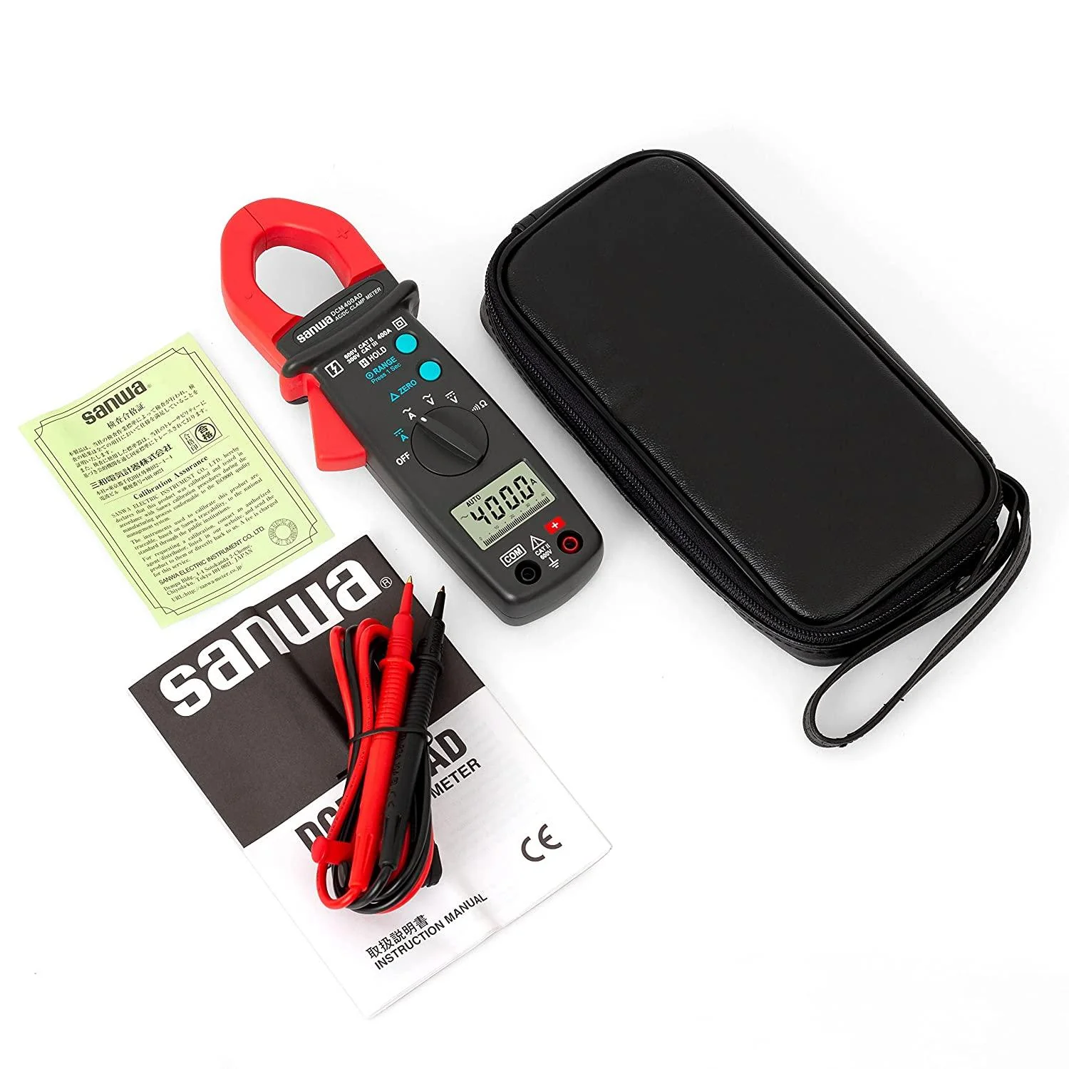 DCM400AD | Clamp Meter for Automotive Maintenance & Digital Multimeter Functions - Yuha Electric