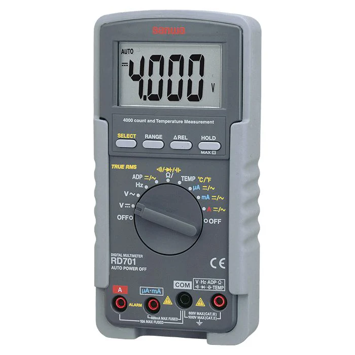 RD701 | Digital Multimeter with True RMS + High Input Impedance - Yuha Electric