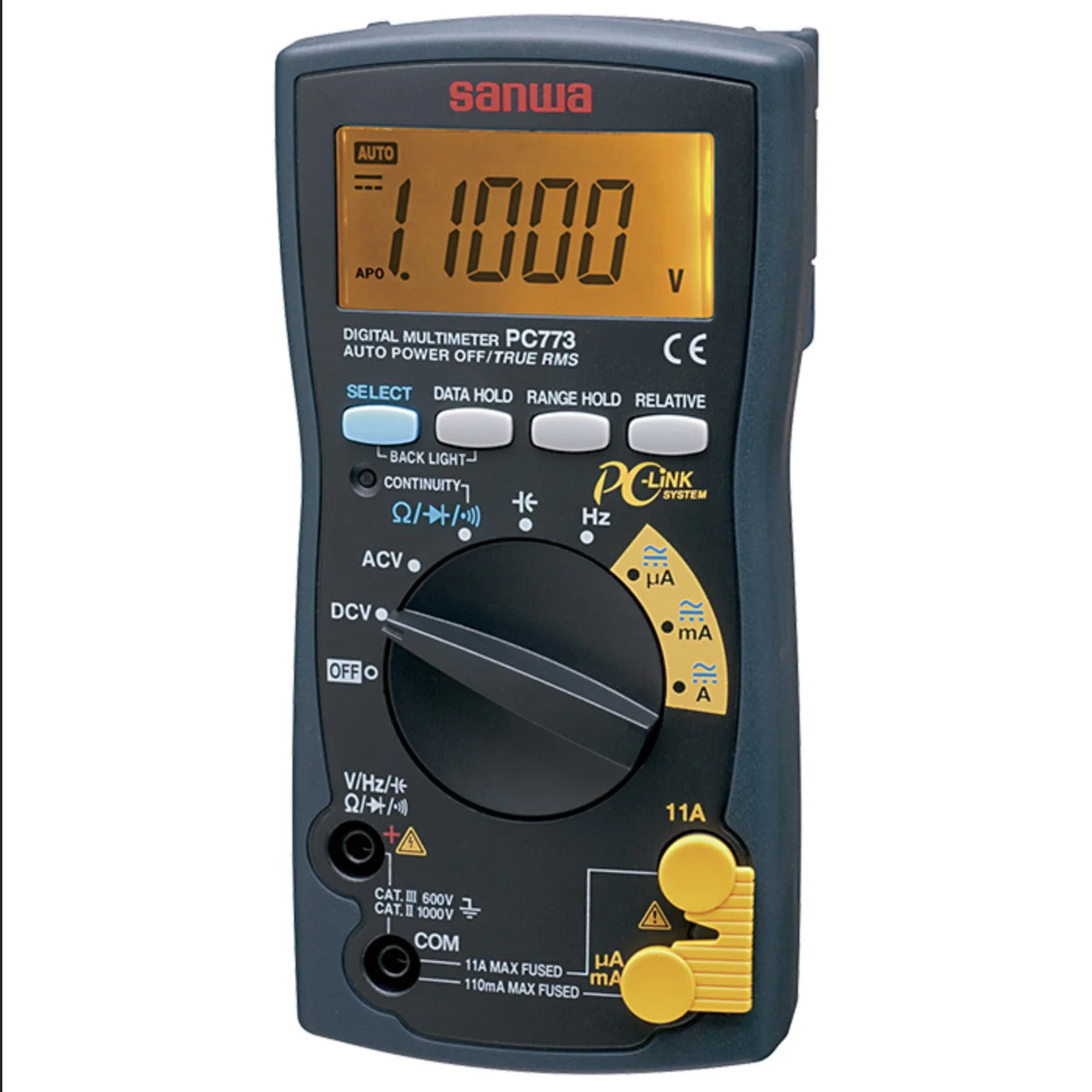 PC773 | Digital Multimeter with True RMS and PC Link - Yuha Electric