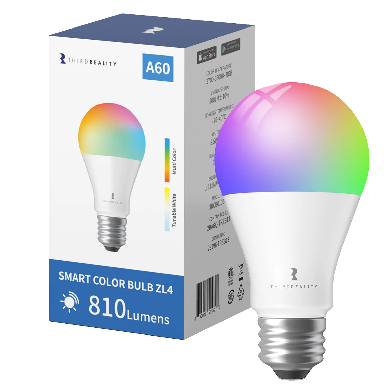 Smart Color Bulb ZL4 [A60] - Yuha Electric