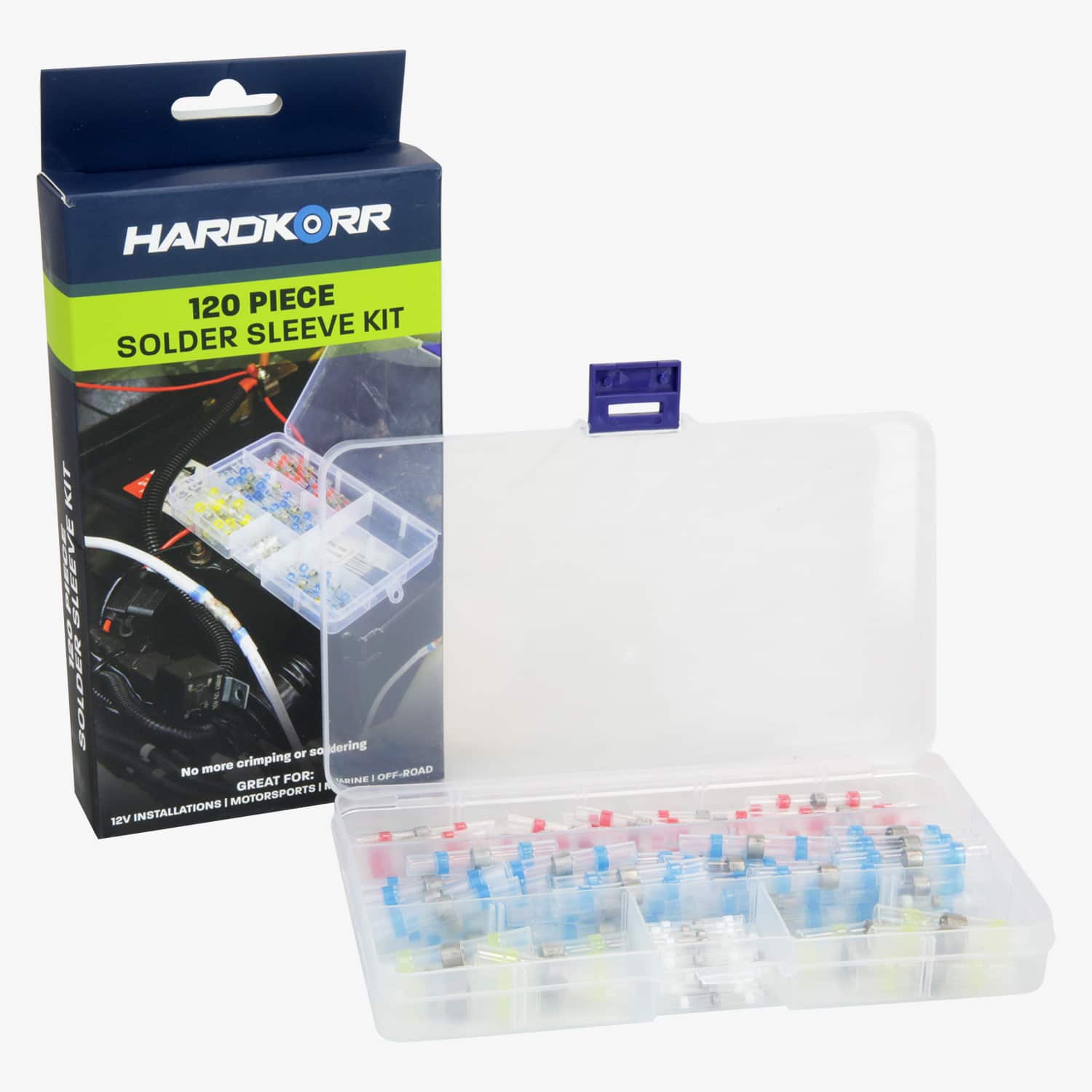 Heat-Activated Solder Sleeve Kit (120 pcs) - Yuha Electric