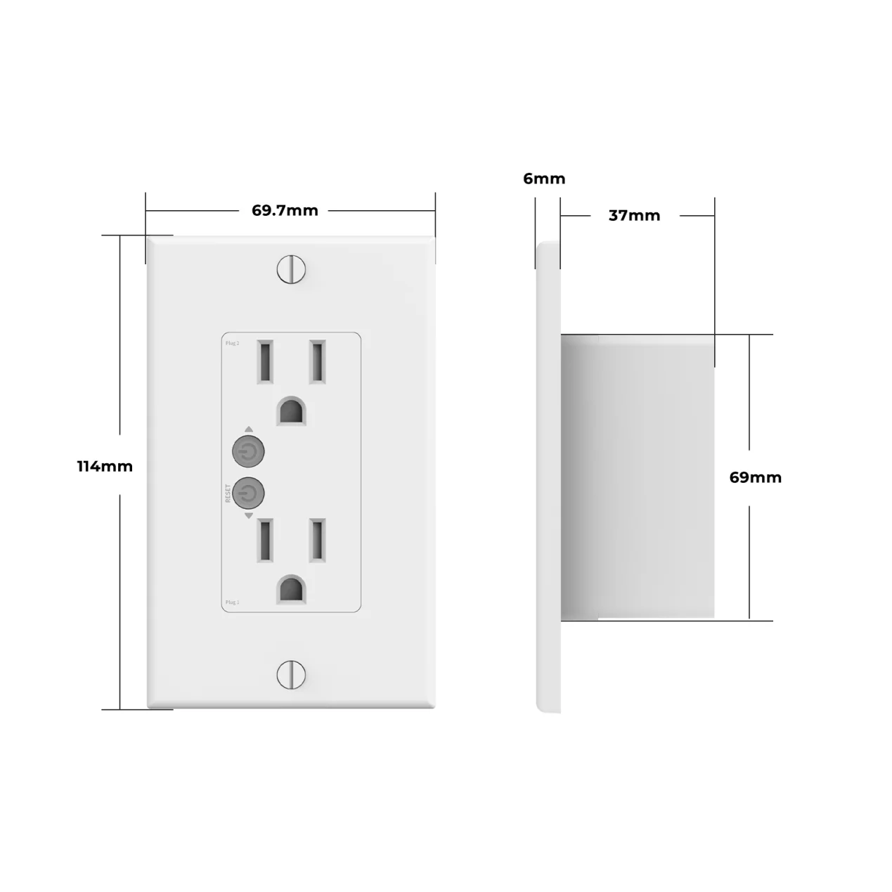 Smart Wall Outlet ZW1 - Yuha Electric