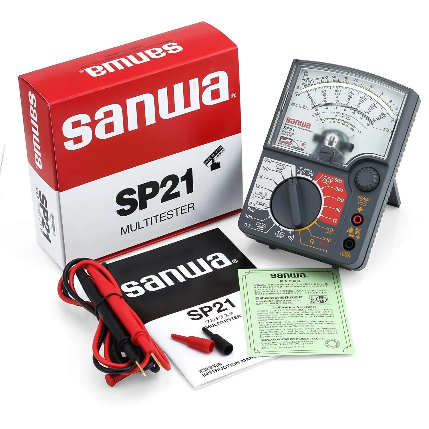 SP21 | Analog Multimeter with Continuity Check Beeper - Yuha Electric