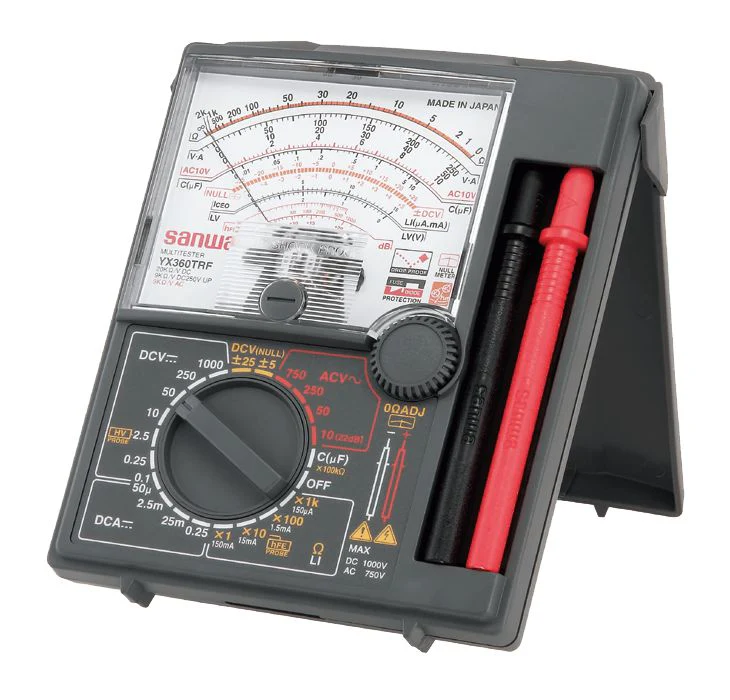YX360TRF | Analog Multimeter with Built-In Case - Yuha Electric