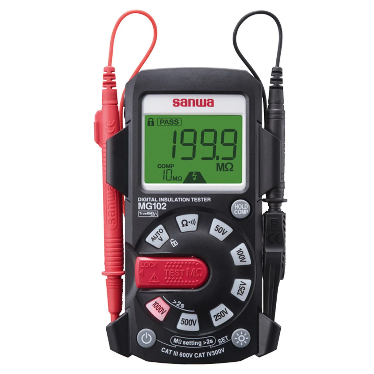 MG102 | Pocket-Sized 1000V Insulation Resistance Tester - Yuha Electric