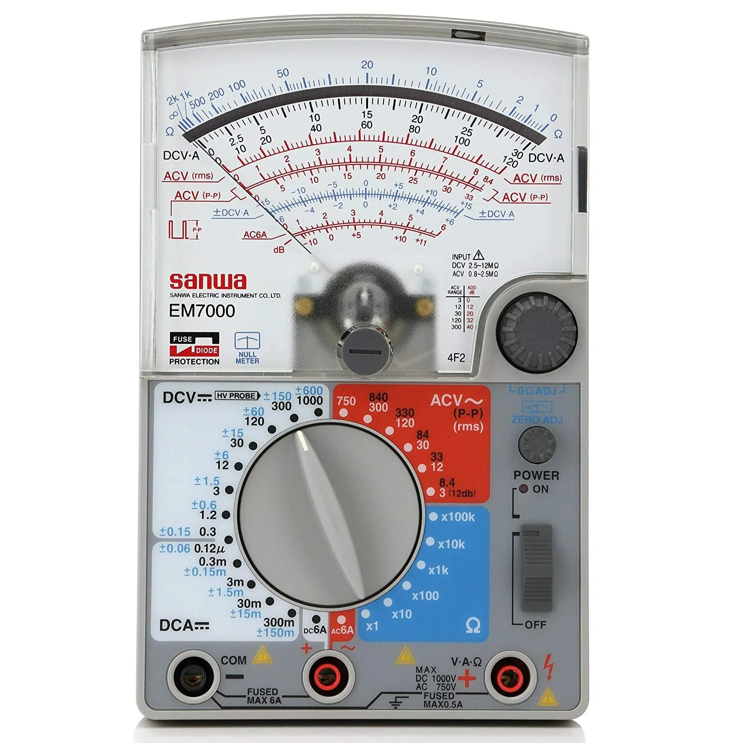 EM7000 | Analog Multimeter - High Sensitivity FET for Measurement of Lower Capacitance - Yuha Electric
