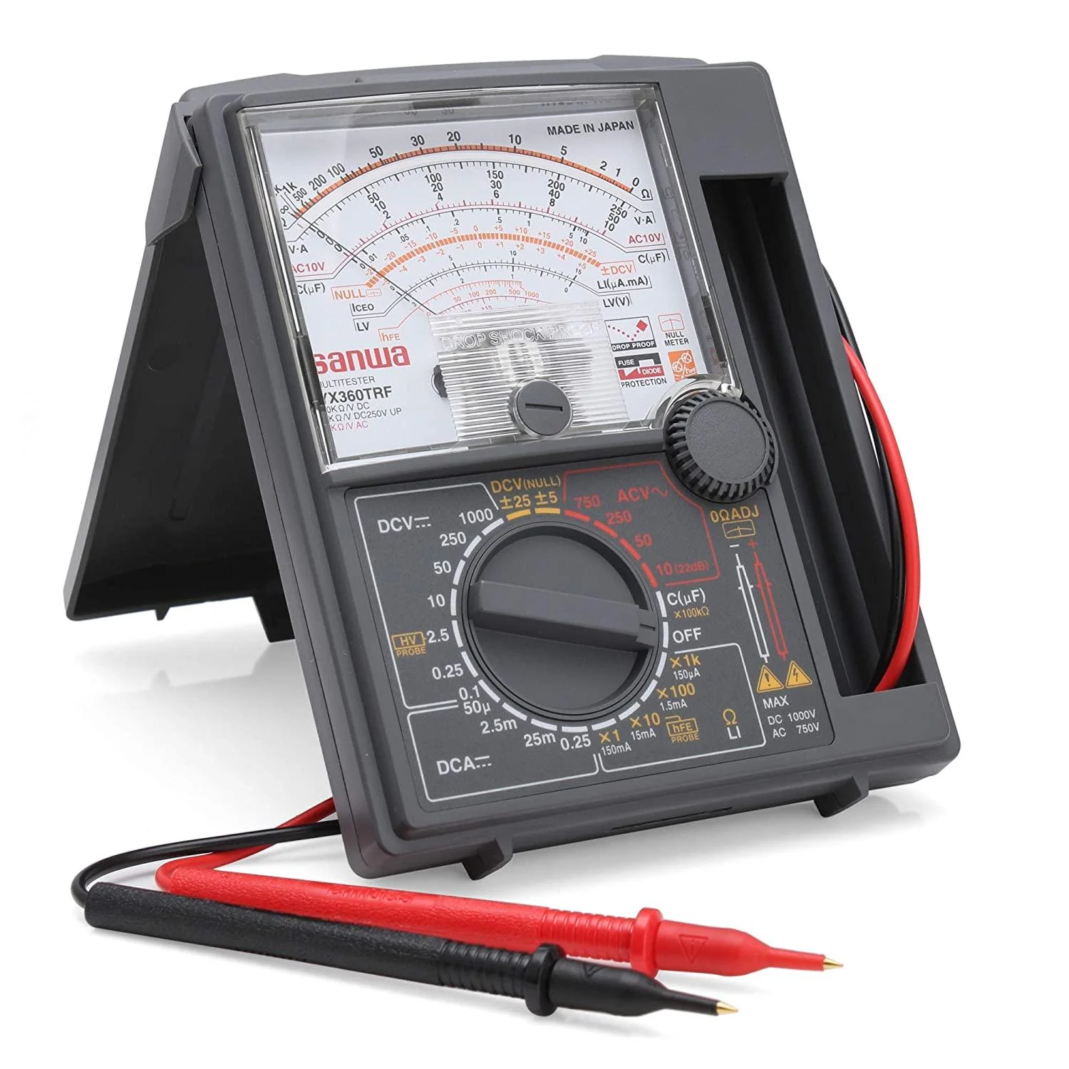 YX360TRF | Analog Multimeter with Built-In Case - Yuha Electric