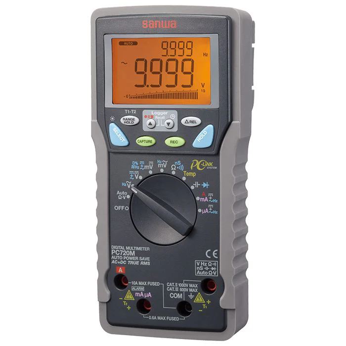 PC720M | Digital Multimeter with True RMS + Datalogging and PC Link - Yuha Electric