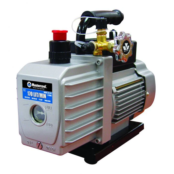 Mastercool Vacuum Pump Air Conditioning 170 litres per min Single Stage 6 CFM - Yuha Electric
