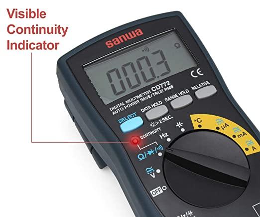 CD772 | Digital Multimeter with Backlight & Temperature Measurement - Yuha Electric