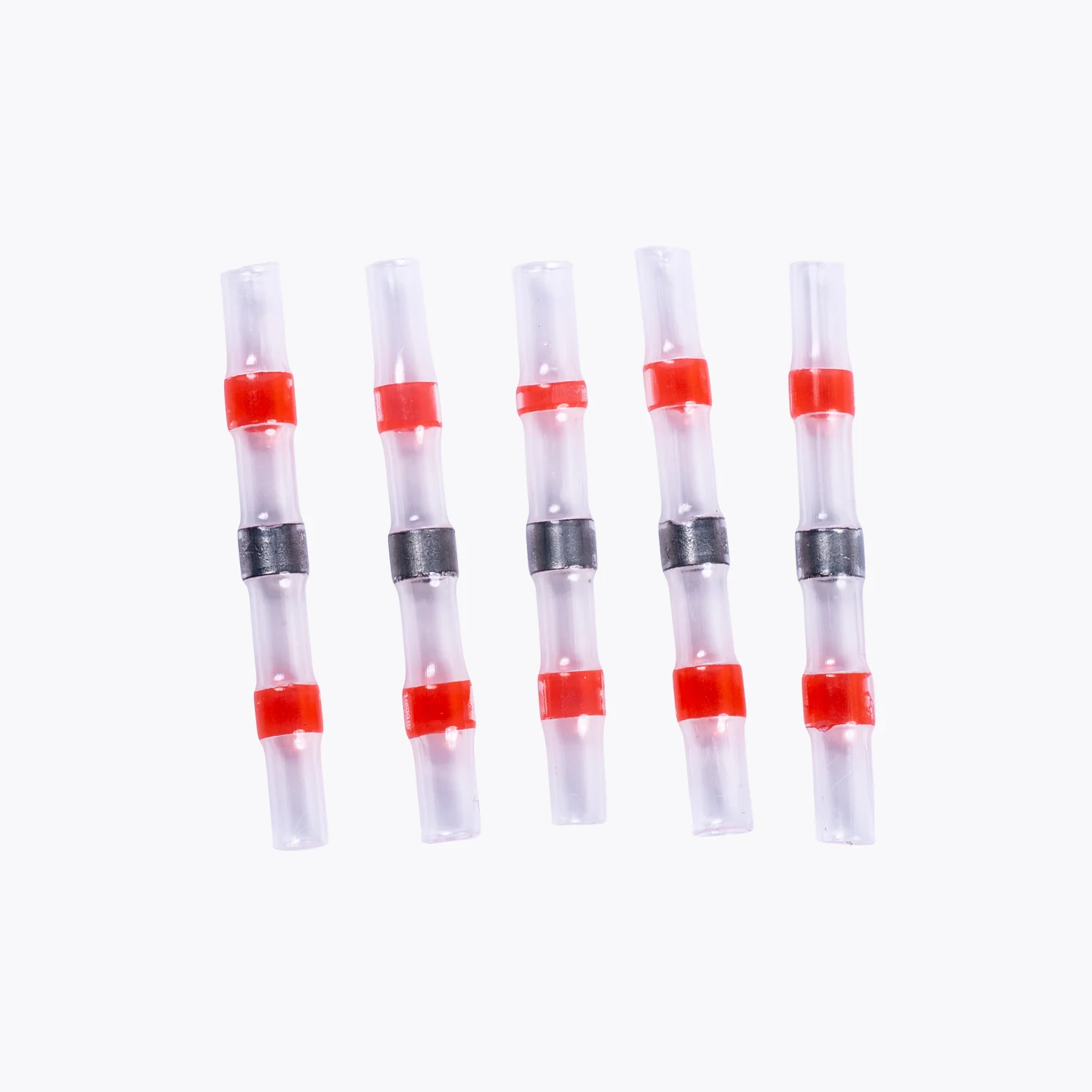 Solder Sleeve Kit - 1.6-2.7mm Red (5 pack) - Yuha Electric
