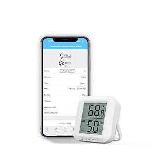 Temperature and Humidity Sensor with Digital LCD Display - Yuha Electric