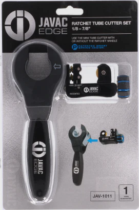 Javac Edge Ratchet Tube Cutter Set 1/8