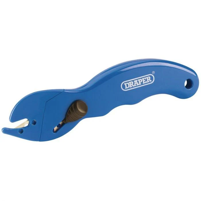 Draper Safety Cutter 165mm for Opening Boxes Strapping and Film - Yuha Electric