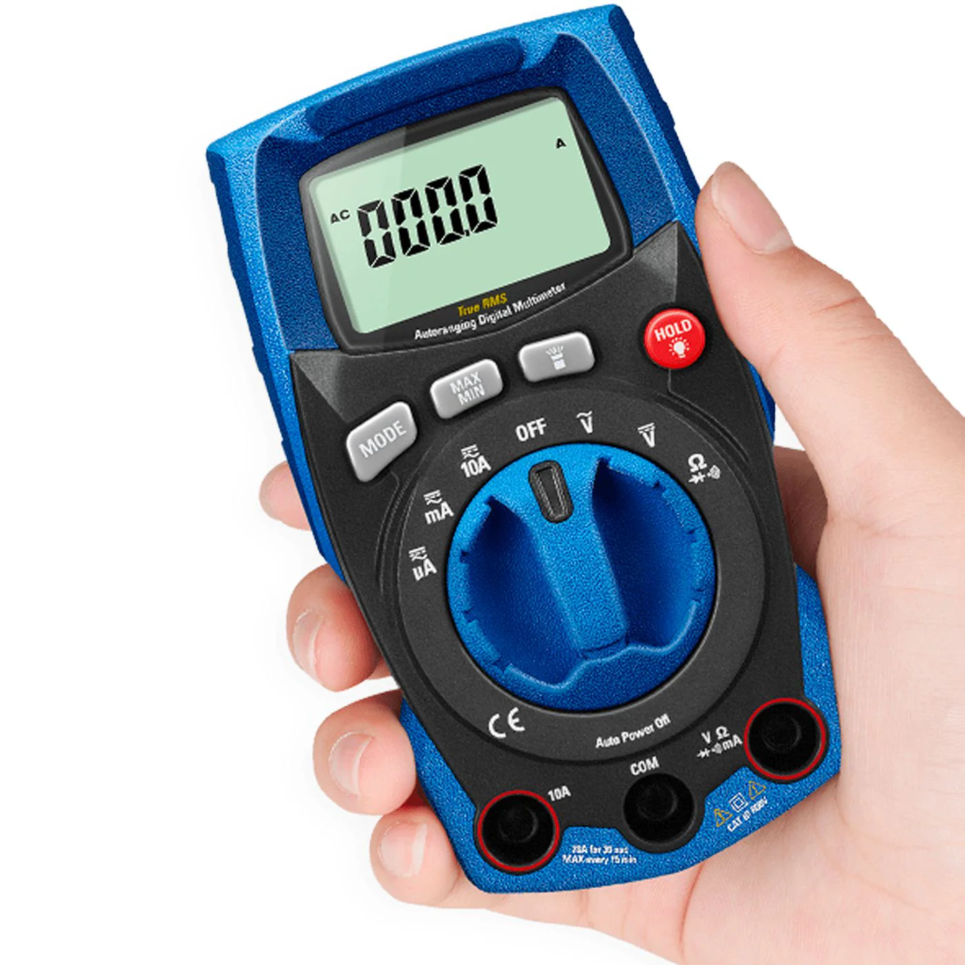 True RMS Digital Multimeter with Bluetooth Option and Built-in Flashlight - Yuha Electric