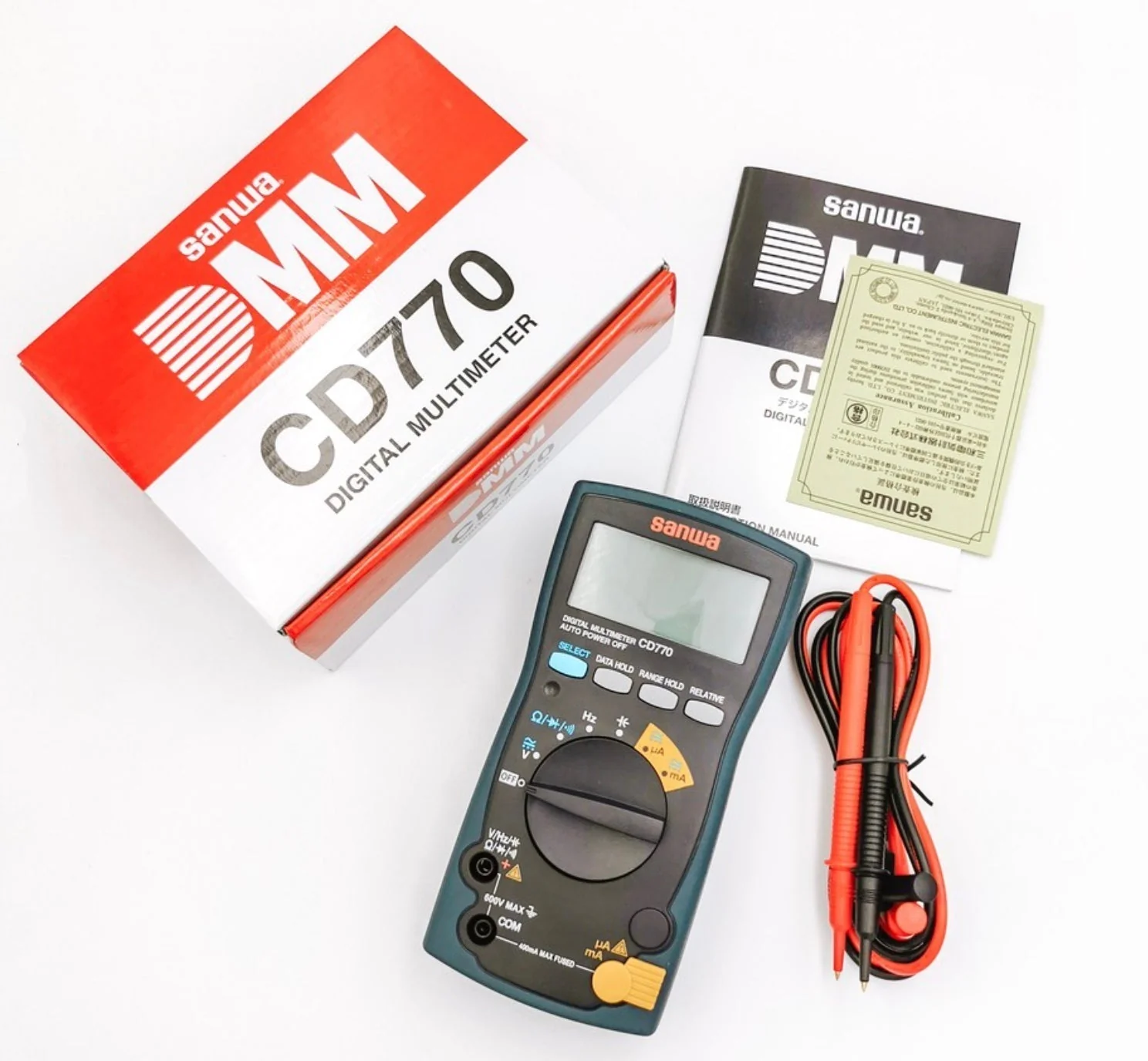 CD770 | Digital Multimeter with Continuity Buzzer - Yuha Electric