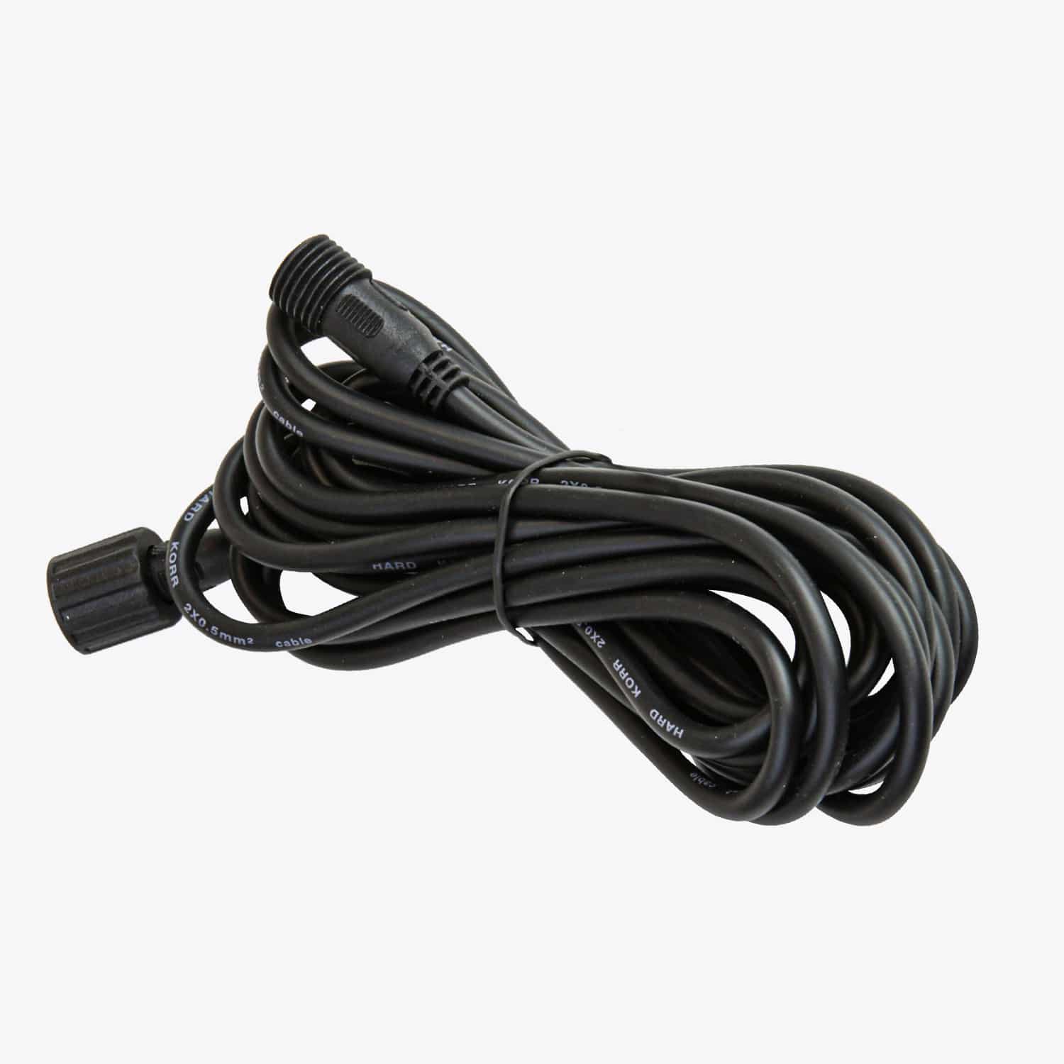 2.5m Extension Cable (Black DC Plugs) - Yuha Electric