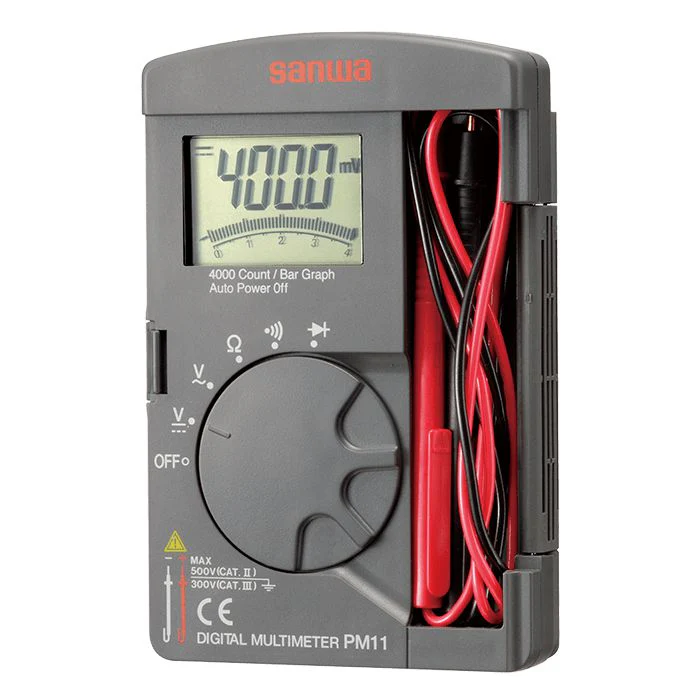 PM11 | Pocket Digital Multimeter with 4000 Count Display - Yuha Electric