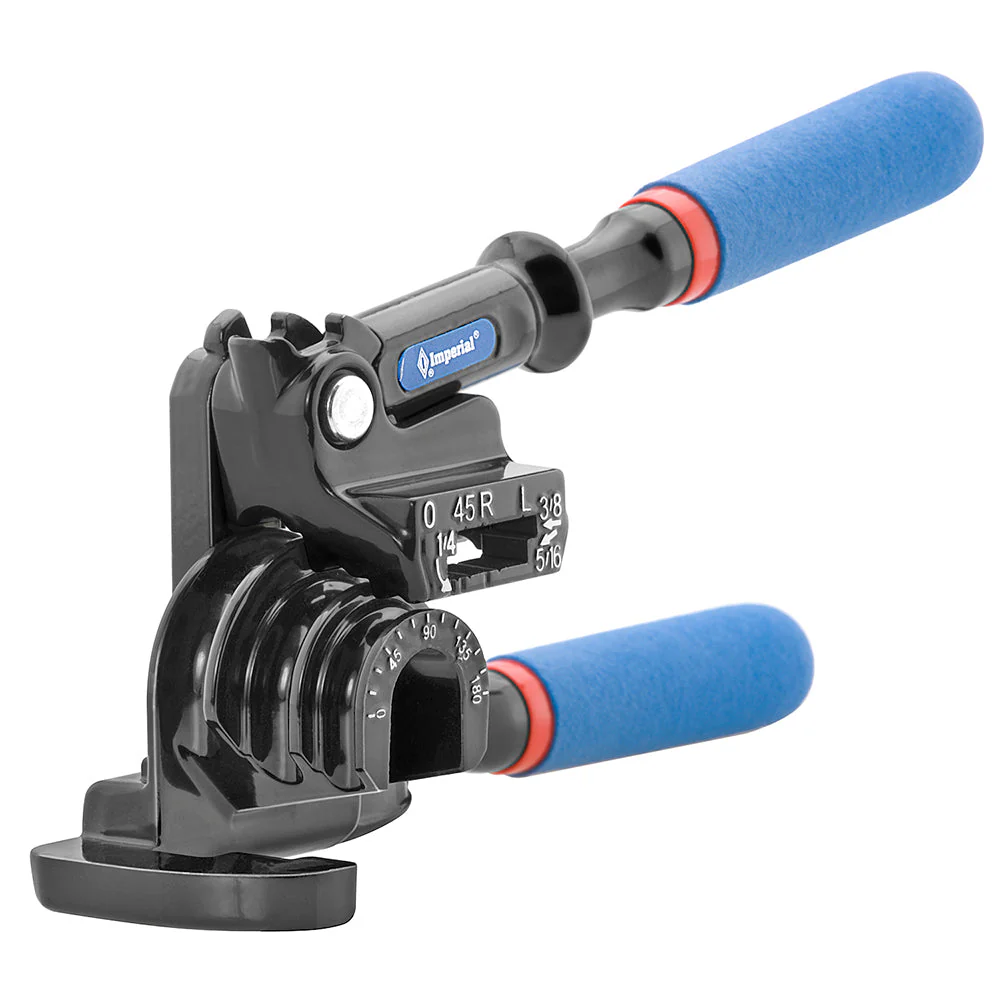 Imperial 470-FH Triple Head 180° Tube Bender with Roto-Lok™ Indexing Handle for 3/16” to 3/8” HVAC Tubing - Yuha Electric