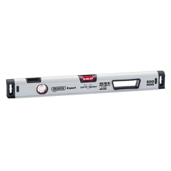 Draper 02320 600mm Opti-Vision Box Section Ergo Grip Level With Dual Vial - Yuha Electric