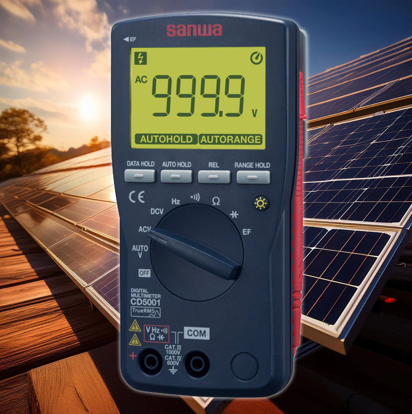 CD5001 | Digital Multimeter with True RMS and EF Sensing - Yuha Electric