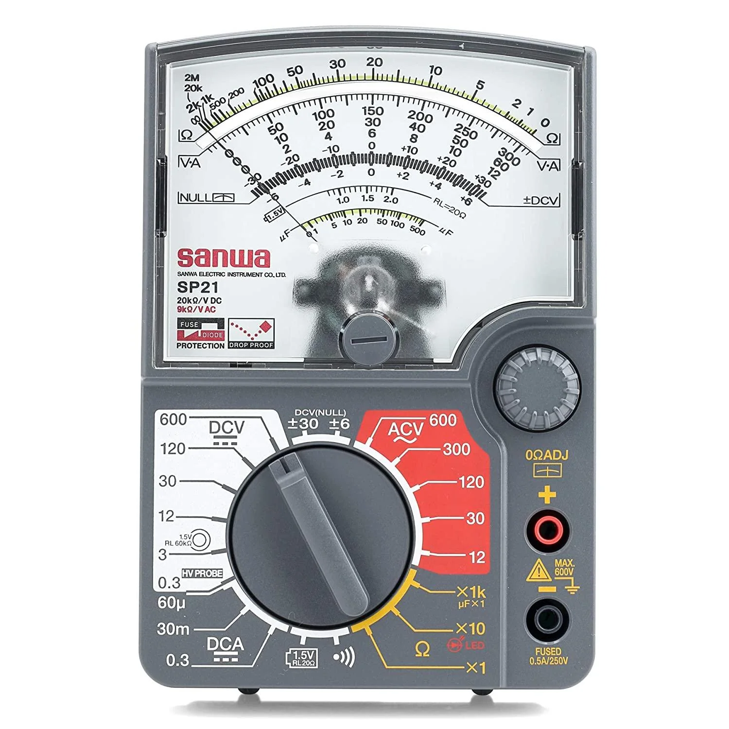SP21 | Analog Multimeter with Continuity Check Beeper - Yuha Electric