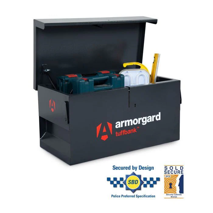 Armorgard TuffBank TB1 Secure Van Vault Tool Chest | 950 x 510 x 460mm - Yuha Electric