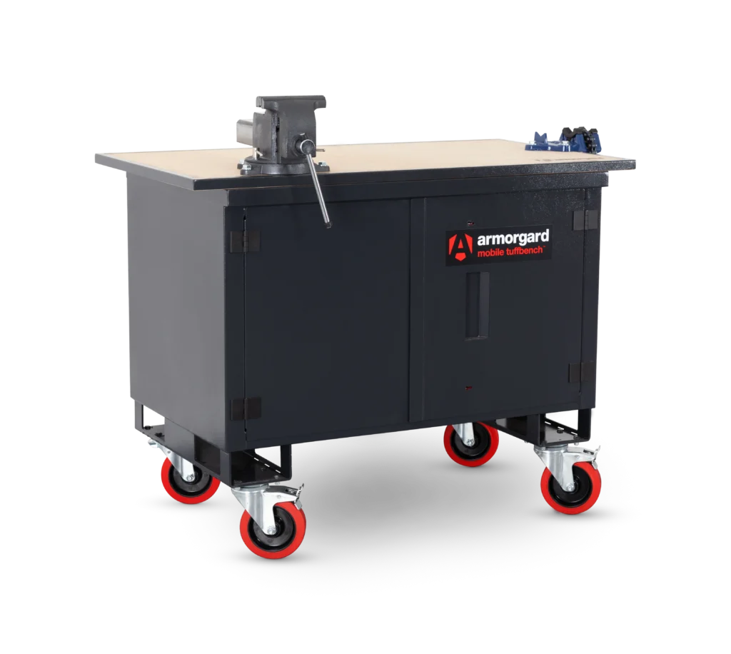 Armorgard Mobile TuffBench with 4