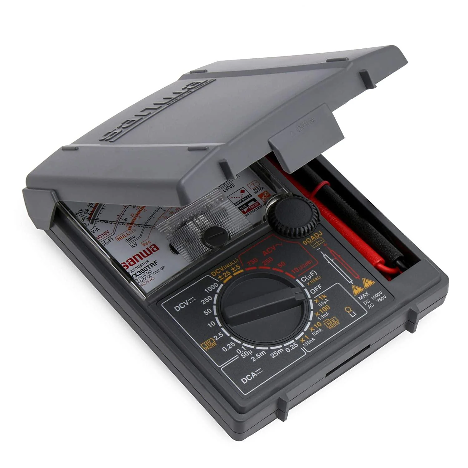 YX360TRF | Analog Multimeter with Built-In Case - Yuha Electric
