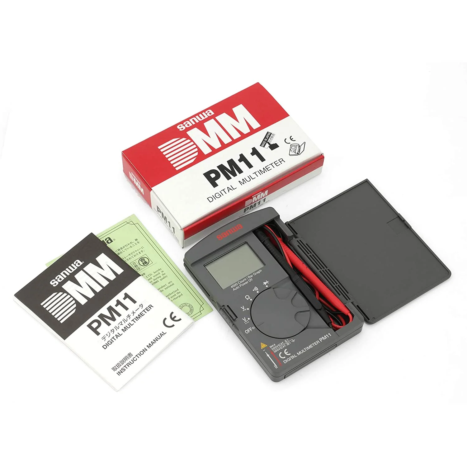 PM11 | Pocket Digital Multimeter with 4000 Count Display - Yuha Electric