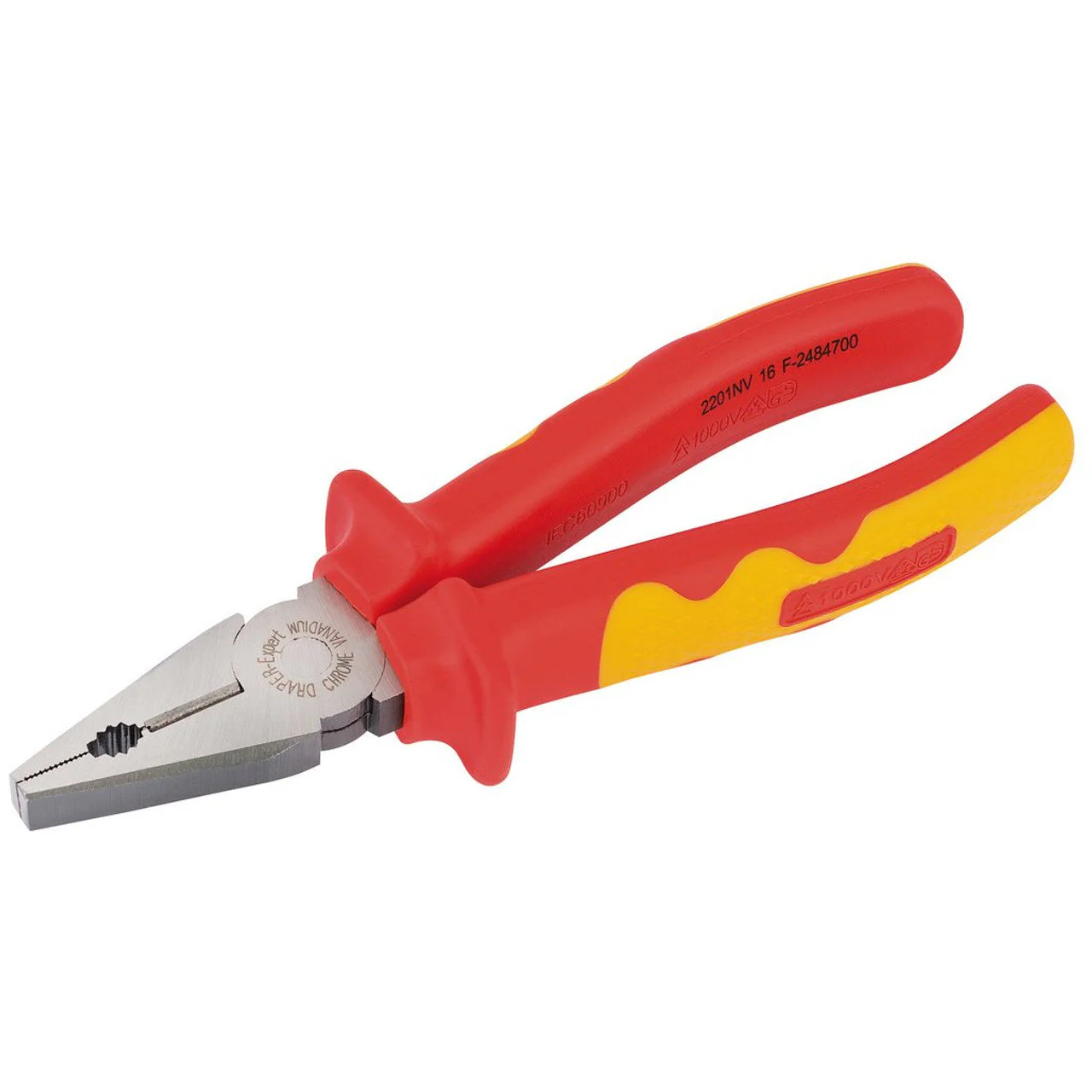 Draper 69171 VDE Approved Insulated Pliers for Electrical Work - Yuha Electric