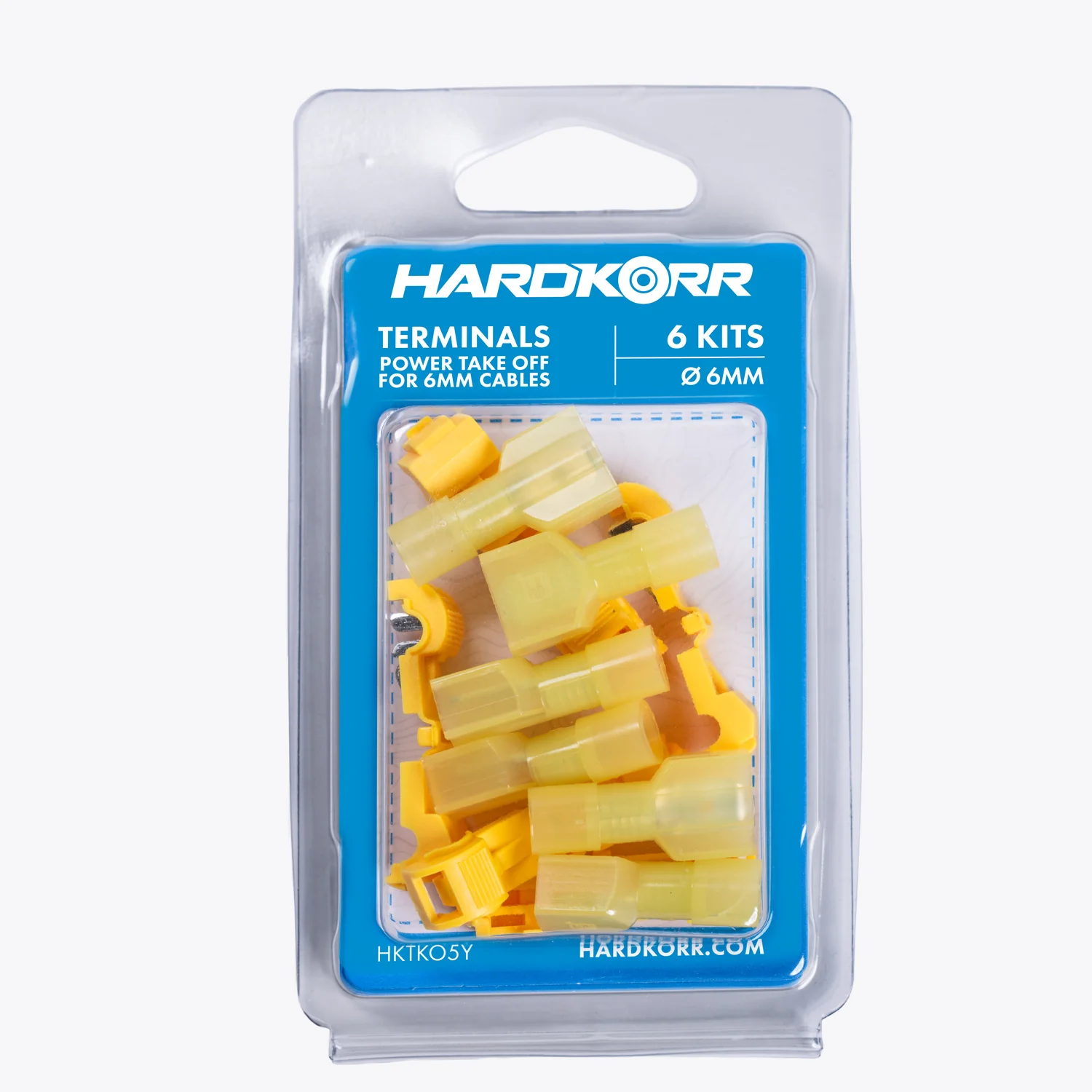 Take Off Connector 6mm Yellow (6 pack) - Yuha Electric