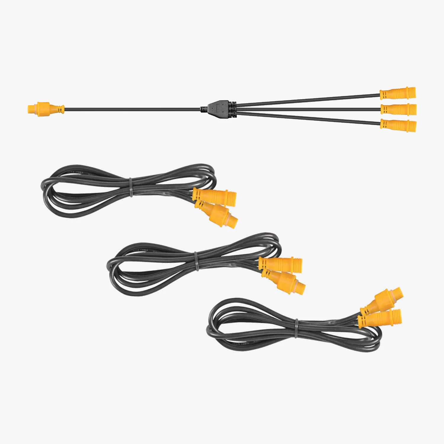 Extension Cable Kit (Orange 4-Pin Plugs) - Yuha Electric