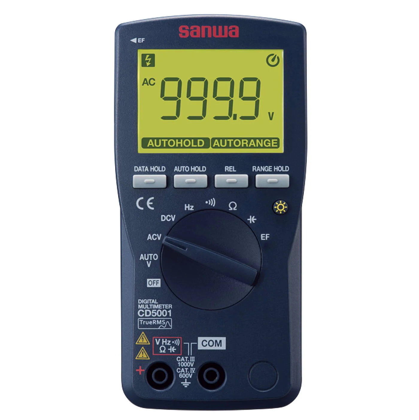 CD5001 | Digital Multimeter with True RMS and EF Sensing - Yuha Electric