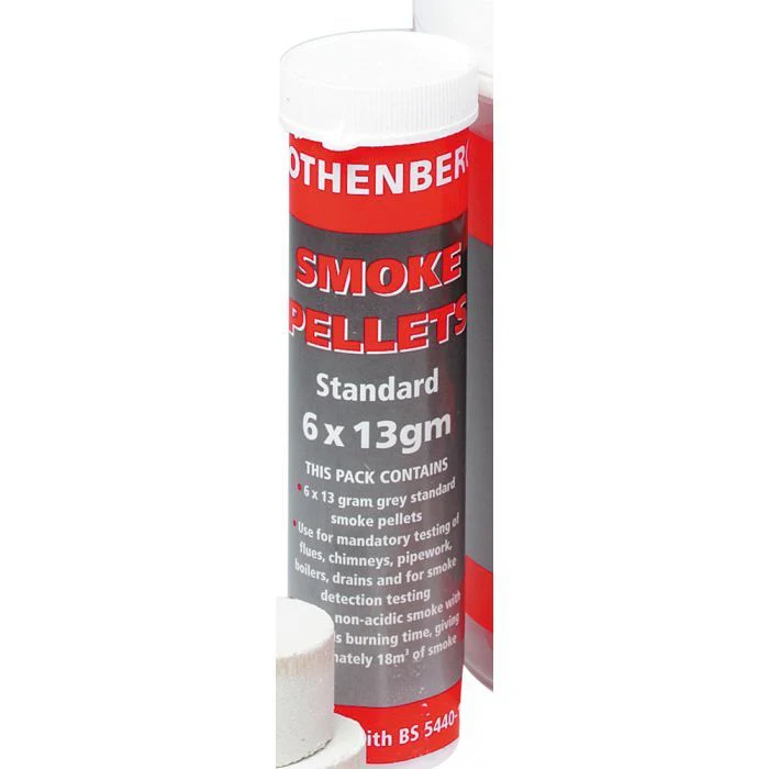 Rothenberger Standard Smoke Pellets (Tube of 6) - Yuha Electric