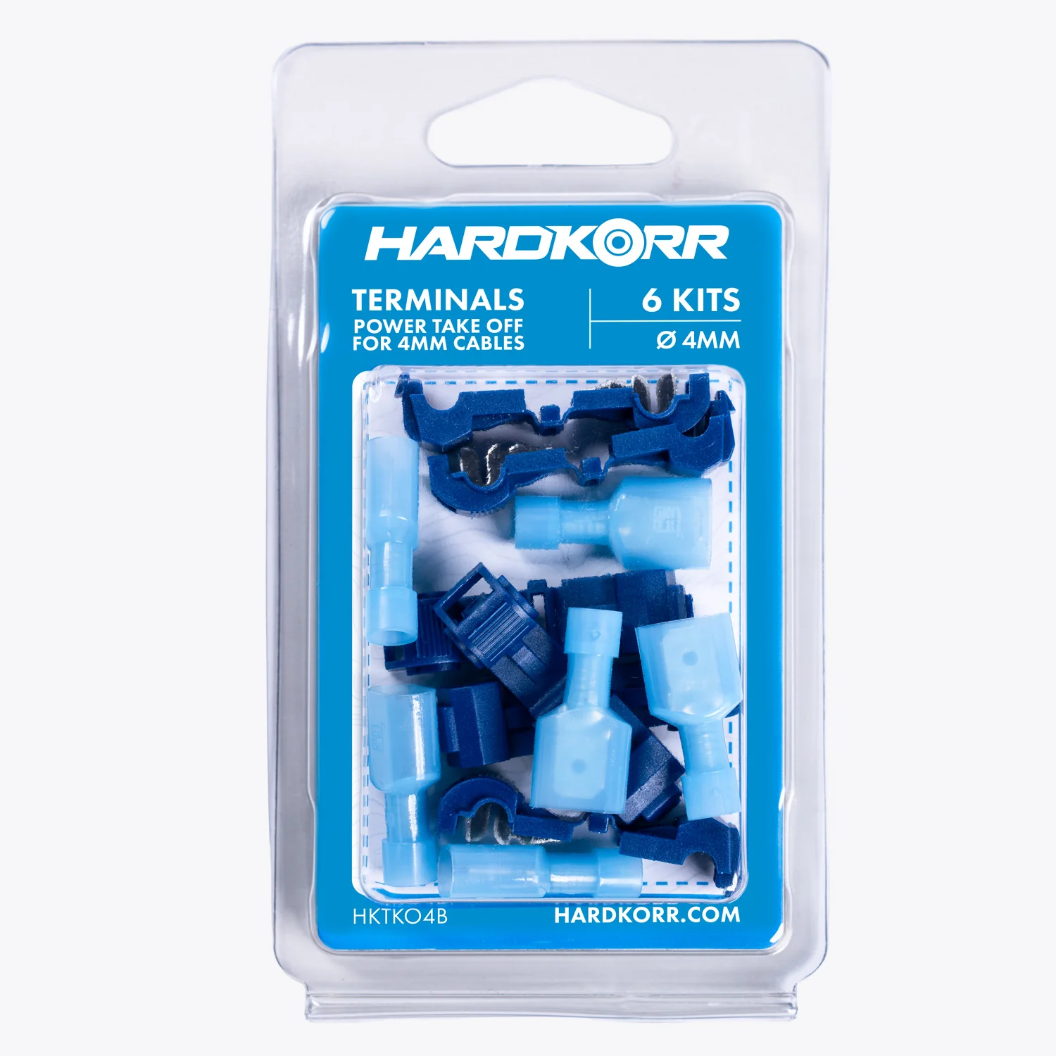 Take Off Connector 4mm Blue (6 pack) - Yuha Electric